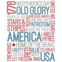 Idea: Patriotic Subway Art