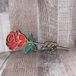 Personalized birthday rose handcrafted by Triple R Designs